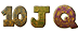 10, J, Q в Aztec Idols