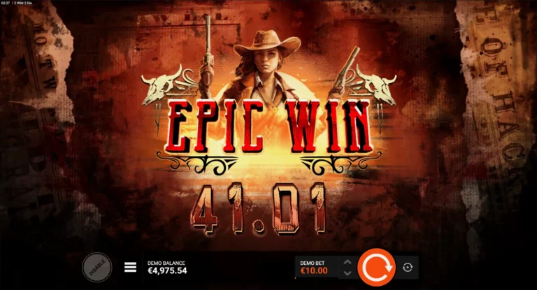 Огромный выигрыш в слоте 2 Wild 2 Die