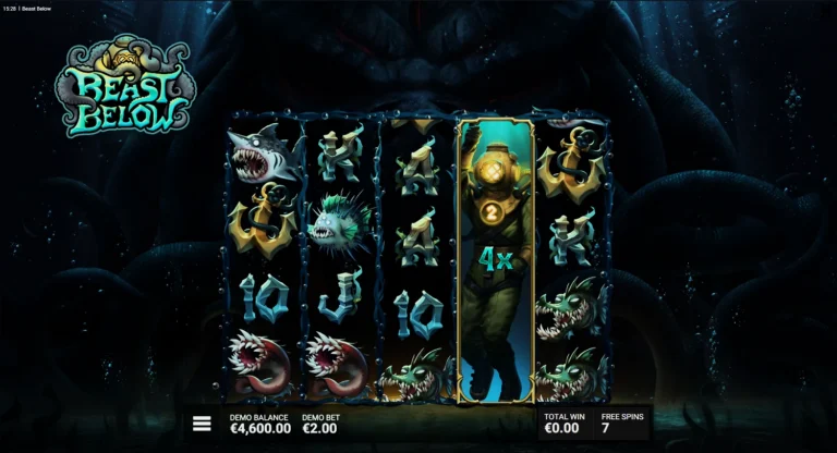 Движение и расширение символа в виде дайвера