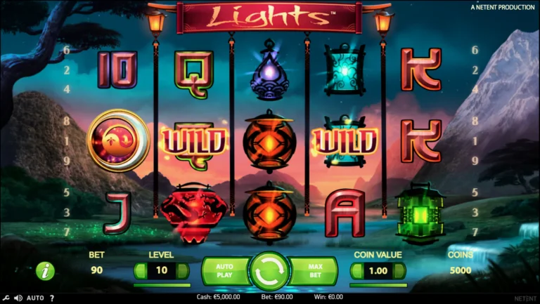 В слоте Lights есть плавающие вайлды