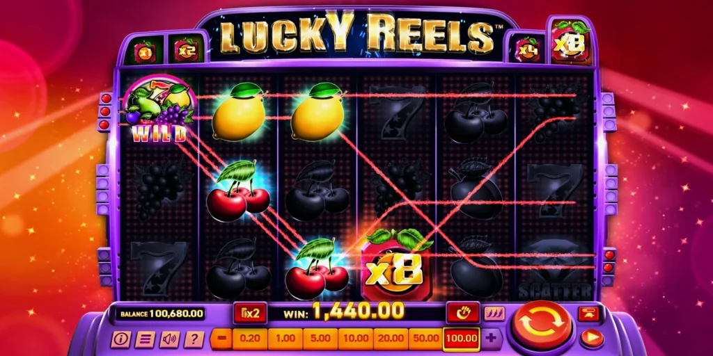 С множителем x8 даже символы с низкой выплатой могут принести крупный выигрыш