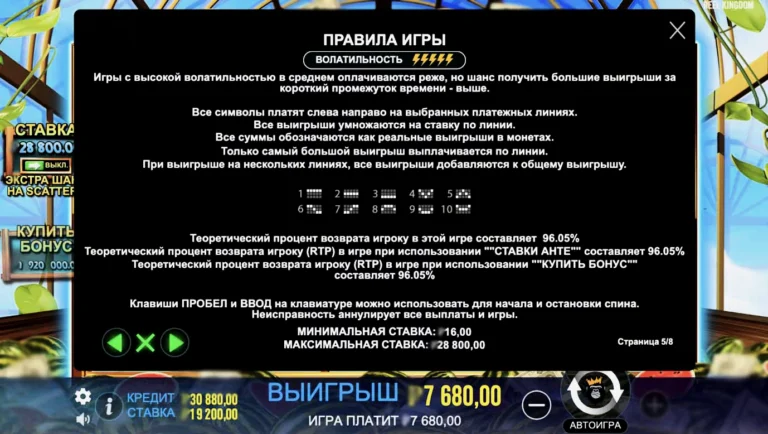 Линии выплат