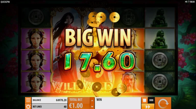 Крупный выигрыш в слоте Sakura Fortune