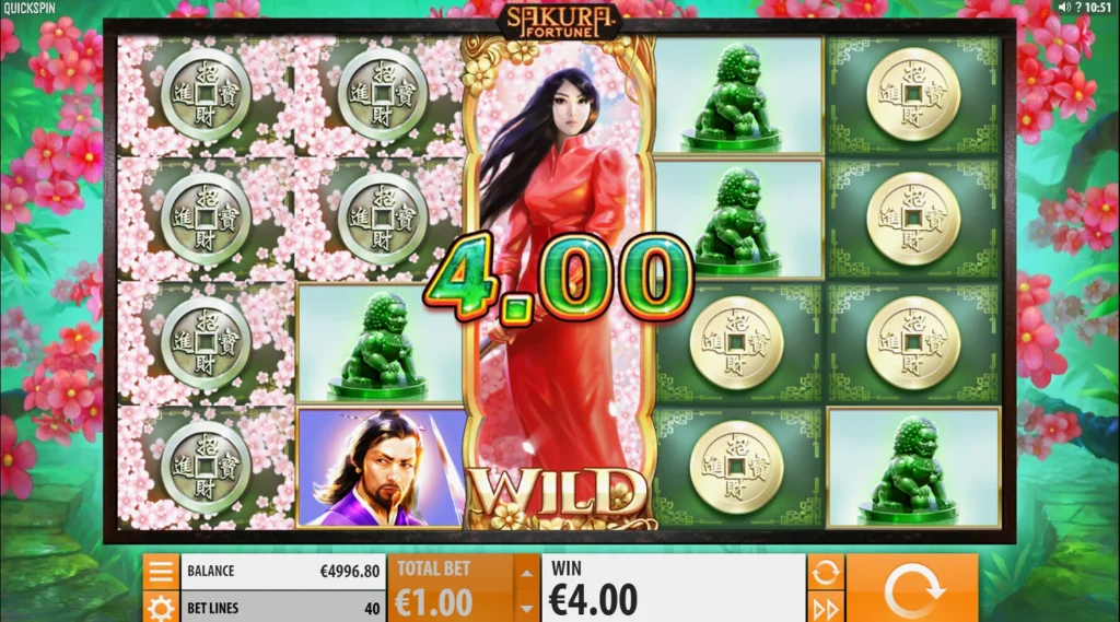 Выигрыш в основной игре с символом Wild Scatter
