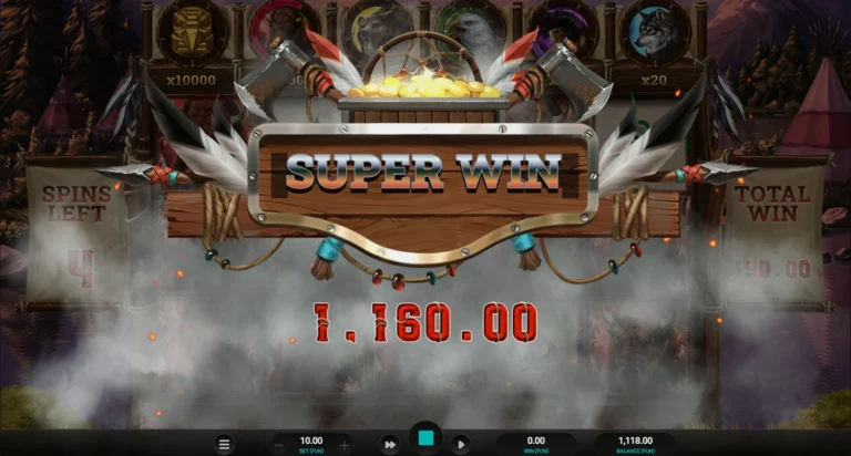 Большой выигрыш в слоте Spirit of the Beast