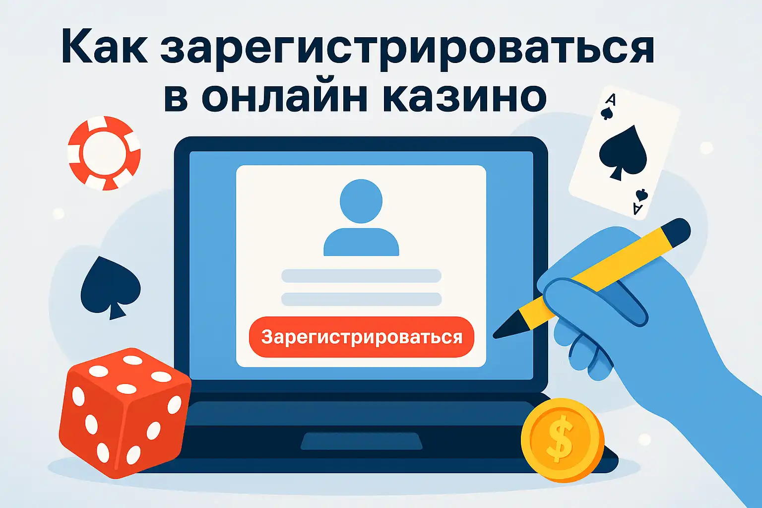 Как зарегистрироваться в онлайн казино
