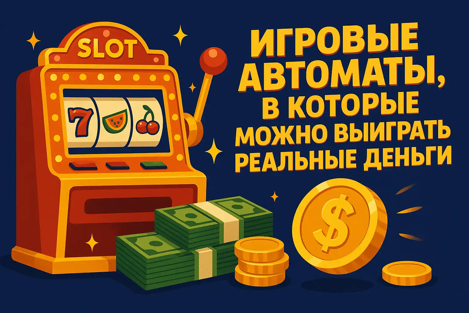 Игровые автоматы, в которые можно выиграть реальные деньги