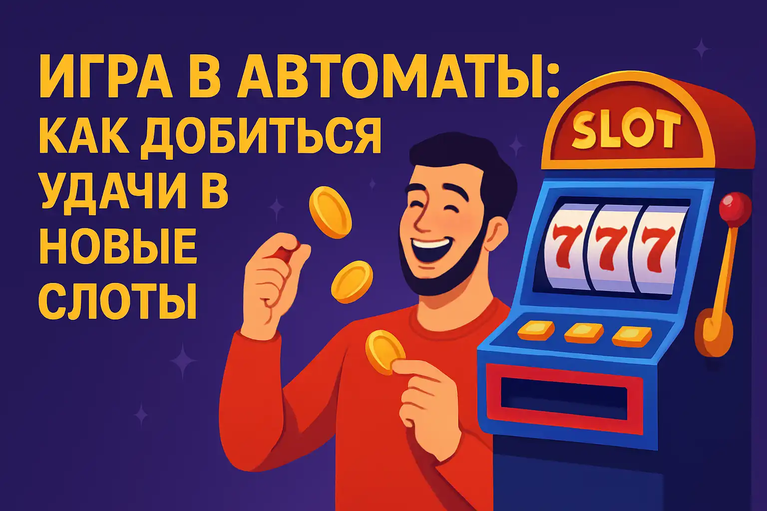 Игра в автоматы: как добиться удачи в новые слоты