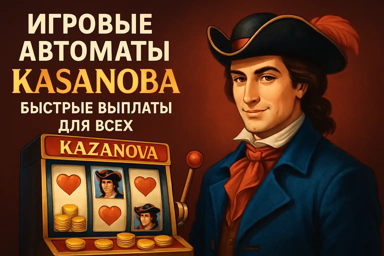 Игровые автоматы Казанова: быстрые выплаты для всех