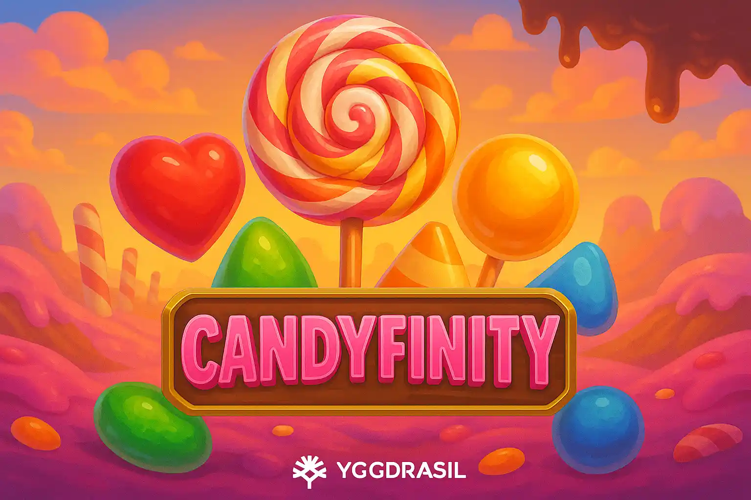 Candyfinity – новая вкусная игра от Yggdrasil