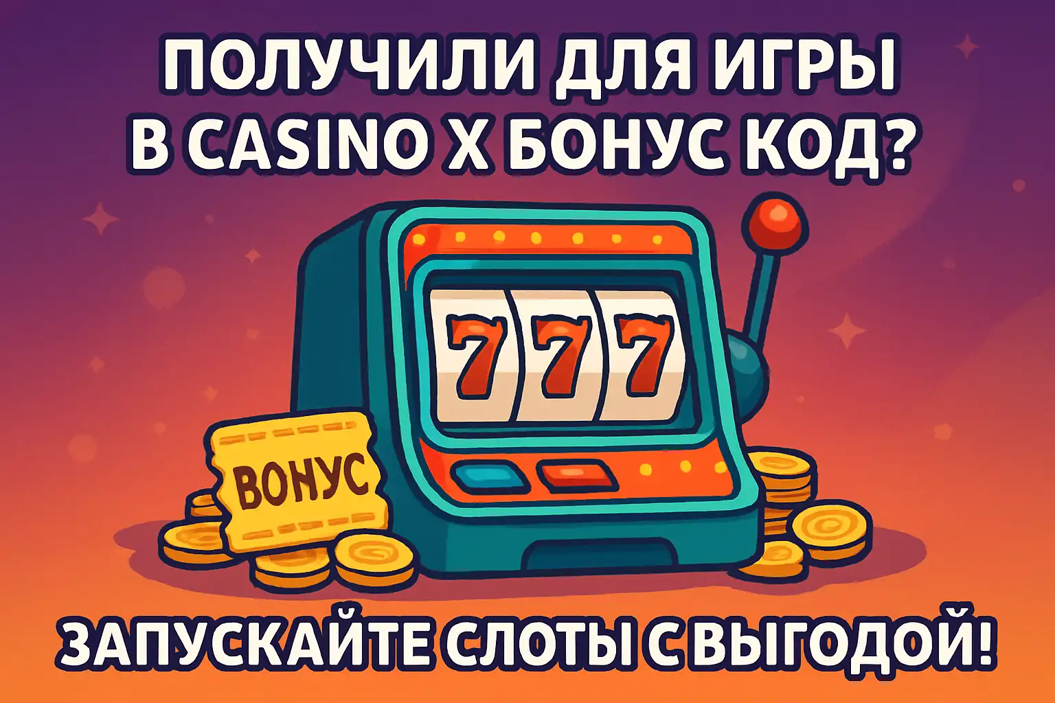 Получили для игры в Casino X бонус код? Запускайте слоты с выгодой!