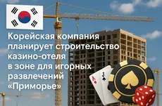 Корейская компания планирует строительство казино-отеля в зоне для игорных развлечений «Приморье»