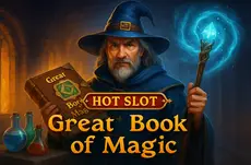 Новые магические трюки от компании Wazdan в аппарате Hot Slot: Great Book of Magic