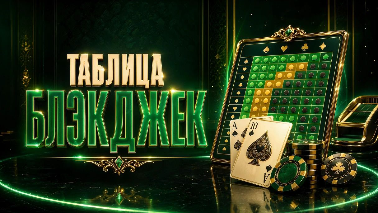 Таблица стратегии Блэкджека: как правильно играть и принимать решения